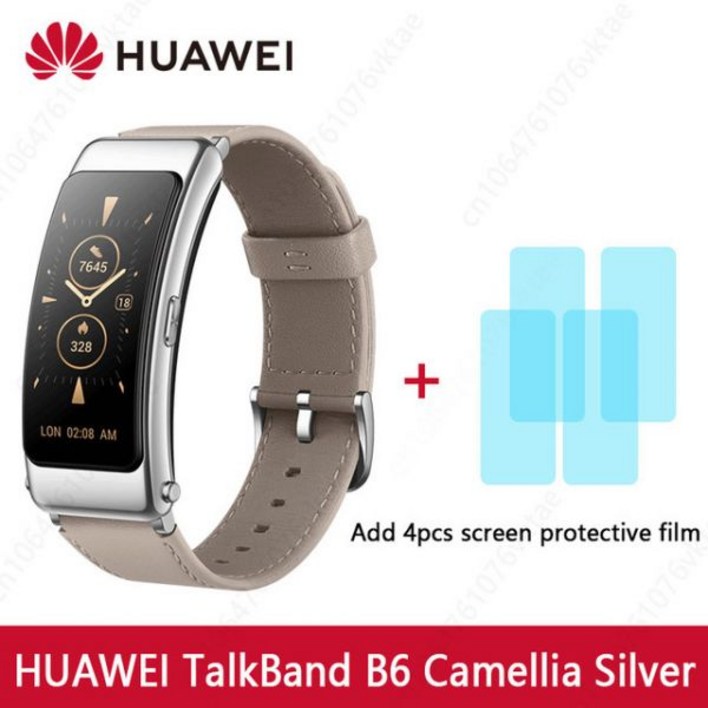 스마트워치화웨이 TalkBand B6 스마트 손목 밴드 블루투스 5.2 1.53 인치 AMOLED 스크린 Kirin A1 프로세서