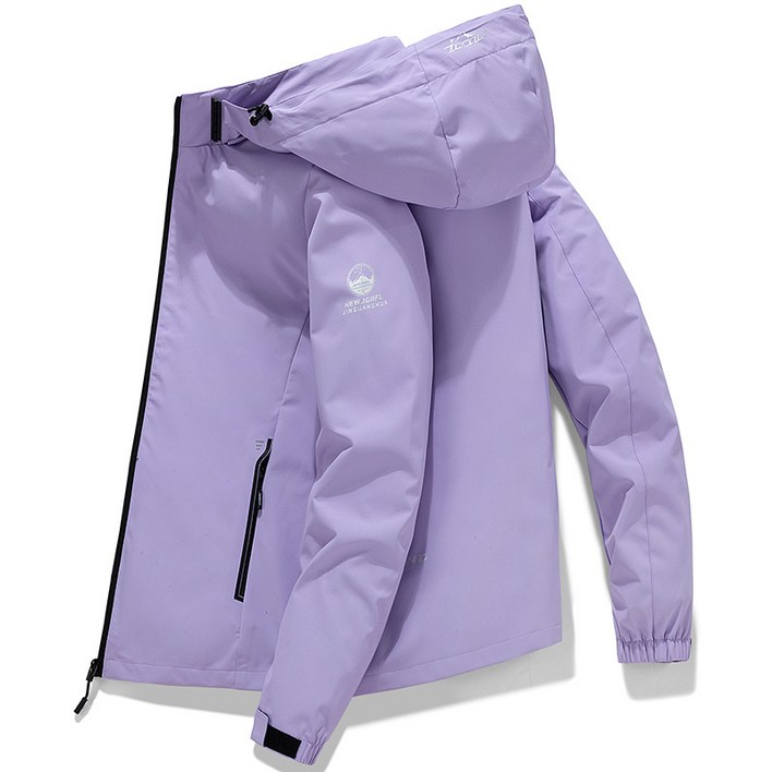 에버유어스 아웃도어 등산복 바람막이 여성 봄 퓨어 컬러 탈부착 트레이닝 등산복