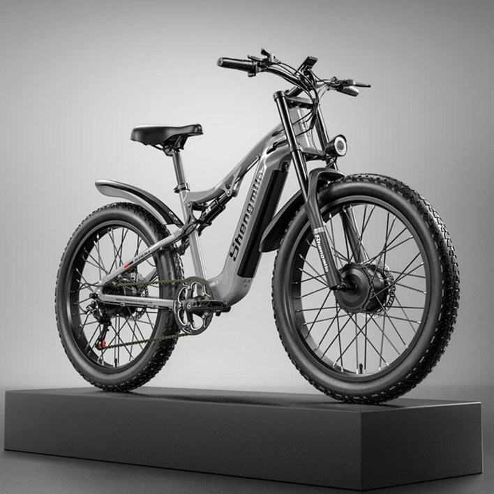 컴투스 MTB 전기자전거 듀얼모터 2000W  26인치 산악 출퇴근 자토바이 48V 삼성 배터리