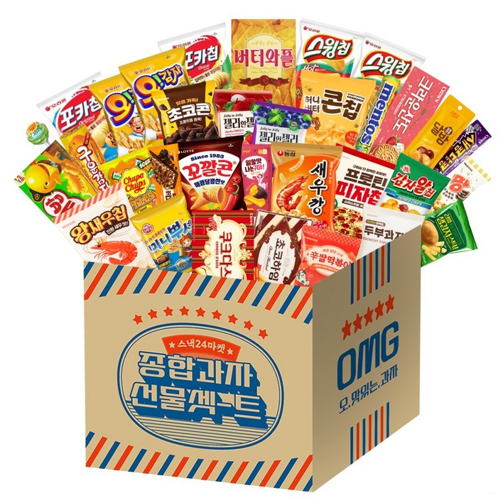 인기스낵 종합과자선물세트, 과자 33p, 1세트