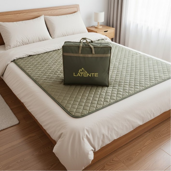 라텐트 프리미엄 캠핑전기매트 가정용 여행용 카본매트 캠핑용 탄소매트 캠핑전기장판