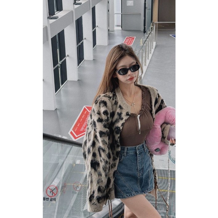 아우터 모임 코트 로브 여성 캐주얼 가디건 트렌치 니트 단추 가을 빅사이즈 버튼