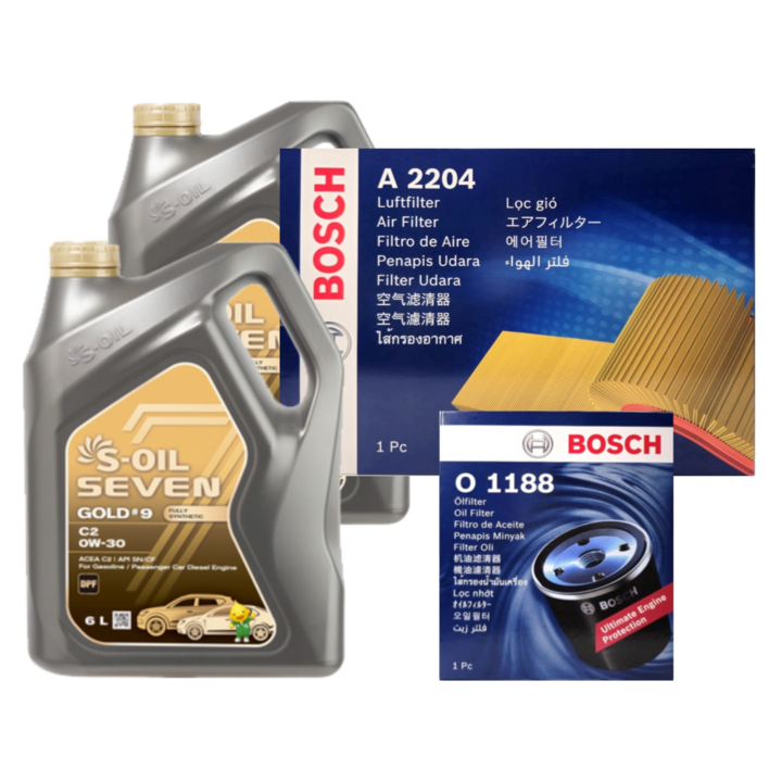 그랜드 스타렉스 TQ 2.5 디젤 엔진오일세트 세븐골드 9 RV C3 5W30