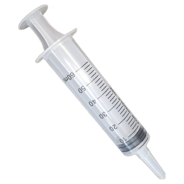 아큐템 반려견 반려묘 피딩주사기 60ml, 4개, 화이트