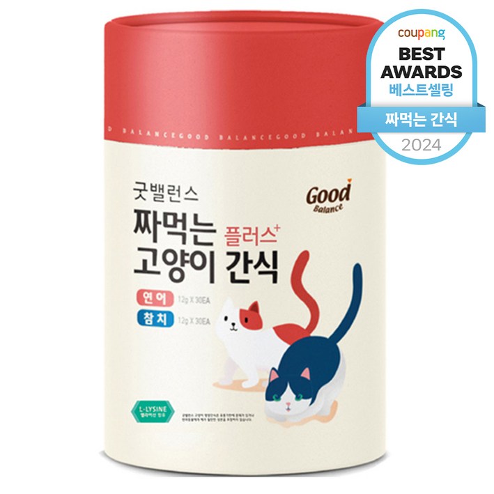 굿밸런스 고양이 짜먹는 간식 플러스 60p, 혼합맛연어참치, 720g, 1개