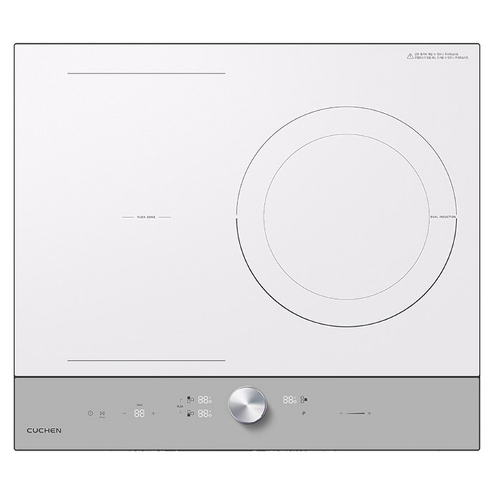 쿠첸 IH FLEX 대화구 올파워 인덕션 3구 그레이 CIR-EW33KD1B1 방문설치