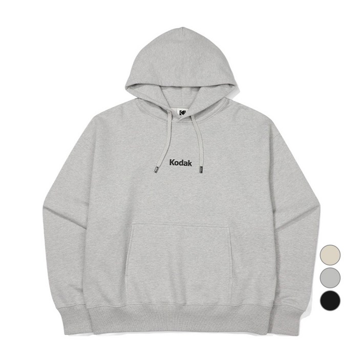 코닥어패럴 남녀공용 에센셜 코다럭스 후드티셔츠