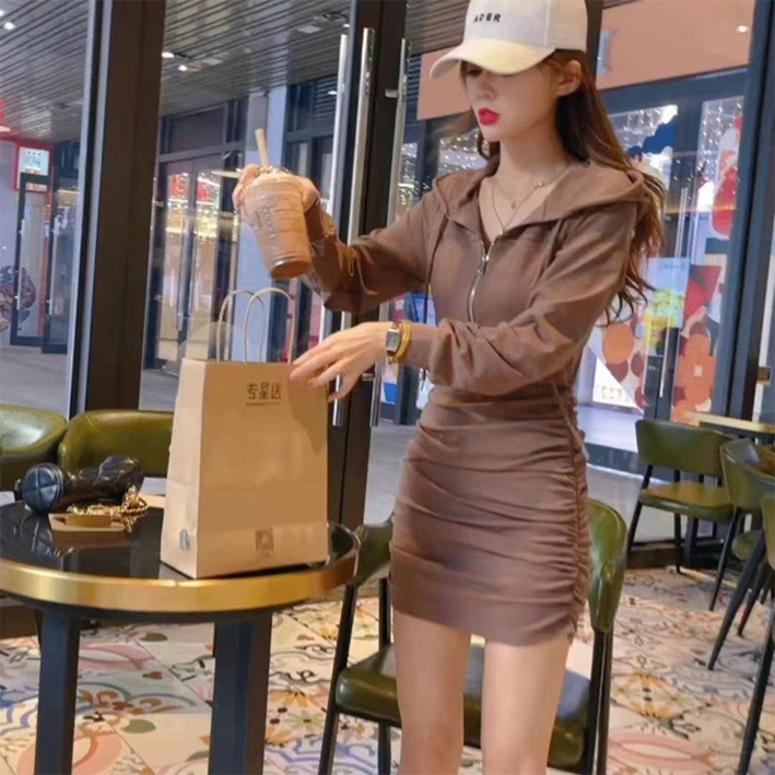 피어니스트 반집업 캐주얼 후드 원피스 피어니스트 반집업 캐주얼 후드 원피스