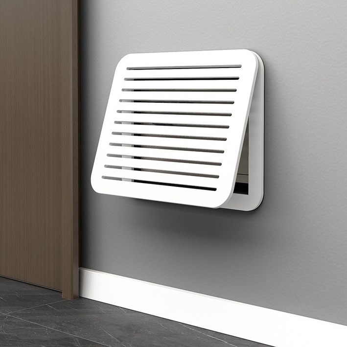 제이릿 배전함 가리개 월커버 두꺼비집 커버, 줄 무늬 아이보리