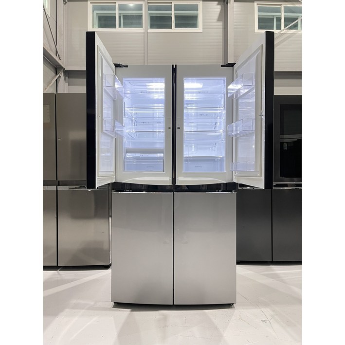 140 LG 870리터 더블매직스페이스 블루투스 스피커 4도어 중고냉장고 하이그로시