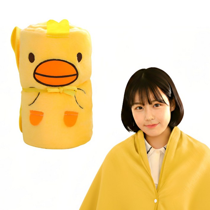 런앤온 초극세사 똑딱이 무릎 담요