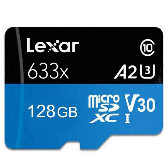 A2 U3 V30 633X 128GB 256GB 512GB 1TB 2TB 메모리 카드 마이크로 SD 512G 1T 2T 클래스 10 TF 미니 Microsd 카드 블루