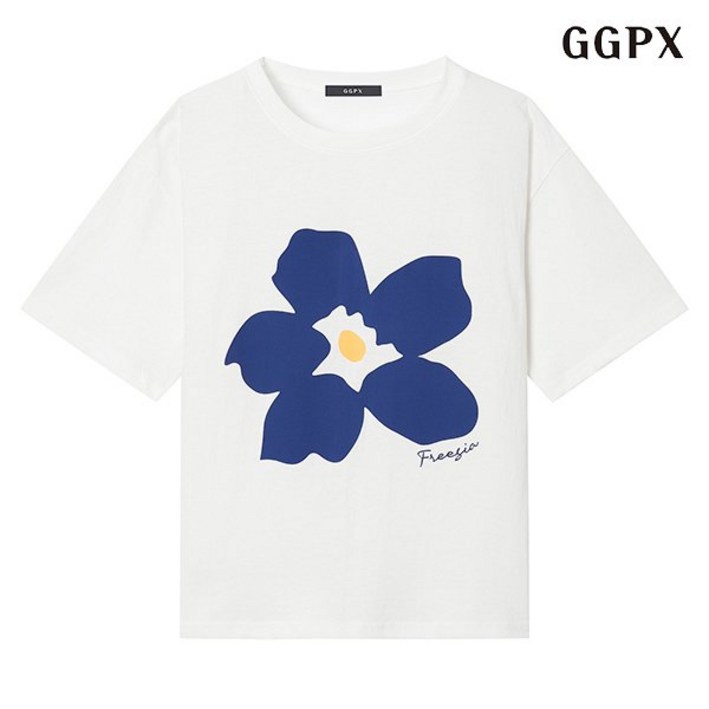 GGPX 빅 프린팅 라운드 반팔 티셔츠프리사이즈