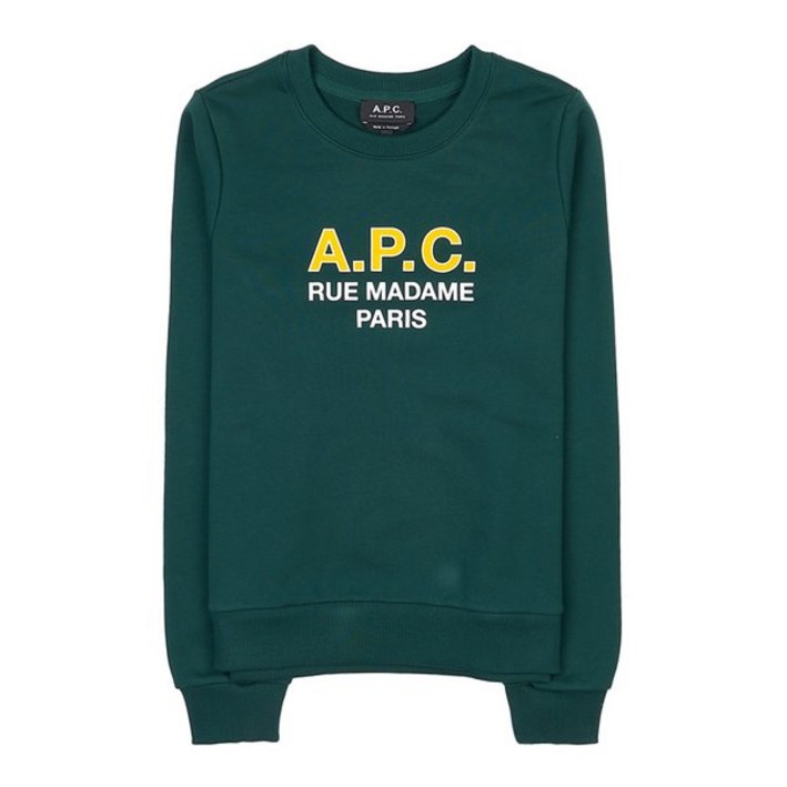 [백화점 매장정품] 아페쎄 맨투맨 [APC] 마담 코튼 COEZD F27759007 KAF 간절기 데일리 편한 커플룩