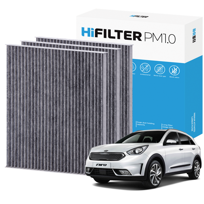 2+1 하이필터 PM1.0 활성탄 자동차 에어컨필터 기아