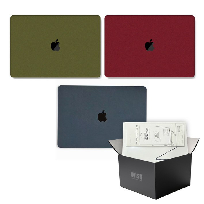 와이즈 맥북프로 M4 16인치 러프 케이스 구성품 세트, 딥시블루, 1개