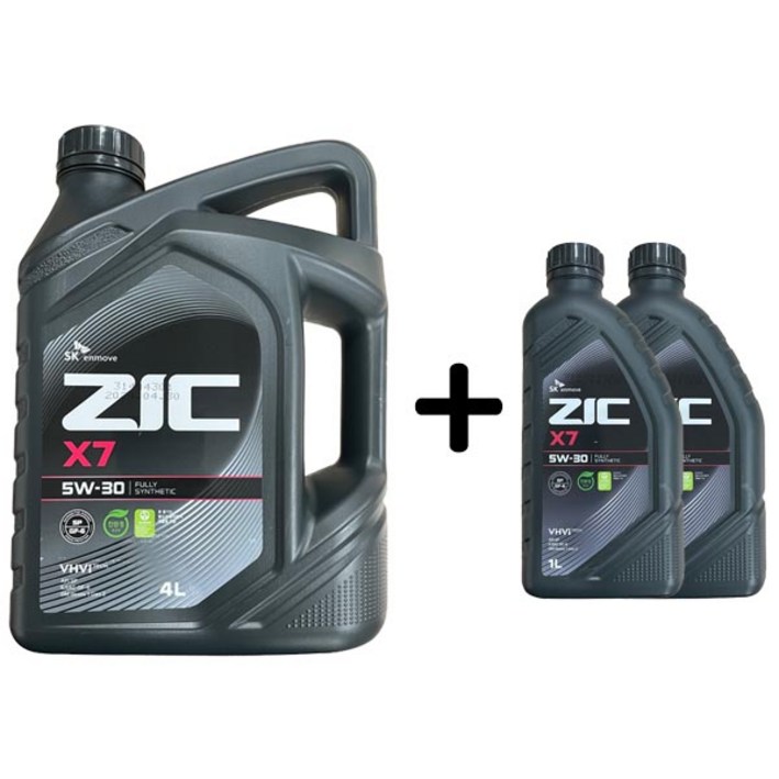 ZIC X7 5W30 SP 4L 1개 1L 2개 가솔린 엔진오일