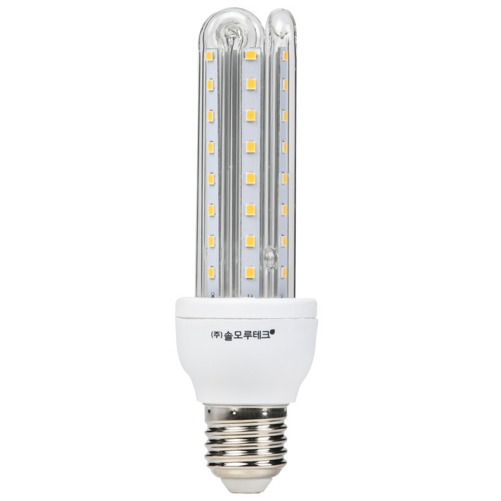 LED콘램프9W (20W,25W 삼파장램프 대체), 1개, 전구색