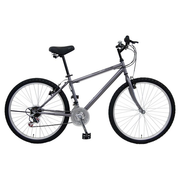 [삼천리자전거] 빅마운틴 21단 26인치 생활용 MTB 자전거 155cm~, 다크실버, 1개, 170cm