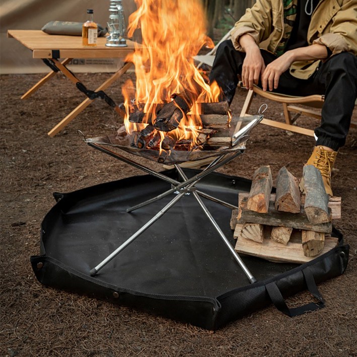 캠핑 방염포 M 방염매트 방열시트 난연매트 석쇠 불멍, 1개