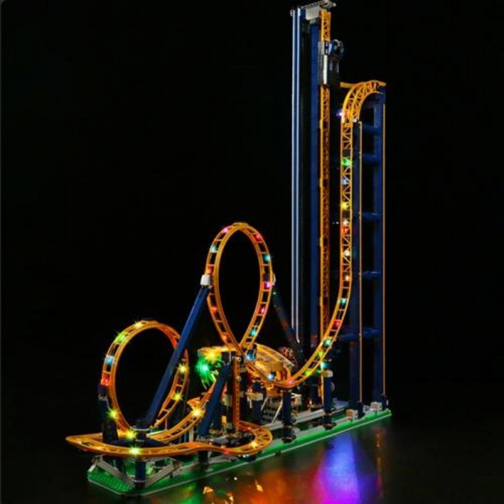 레고 BBL 아이콘 루프 코스터 10303 LED 조명 램프 세트 DIY 디스플레이