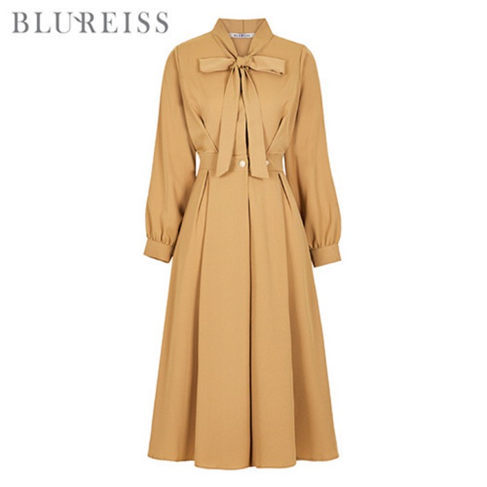 블루레이스 블루레이스 보카라진주버튼랩여밈원피스_B4S1OP3191