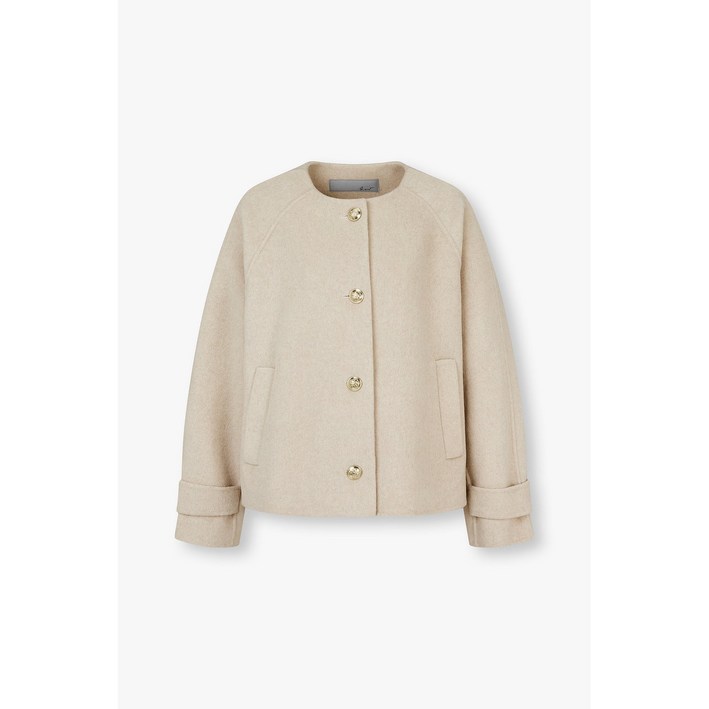 (( 지컷)) 라운드넥 버튼업 울 블렌드 자켓  7224410002뉴코아일산