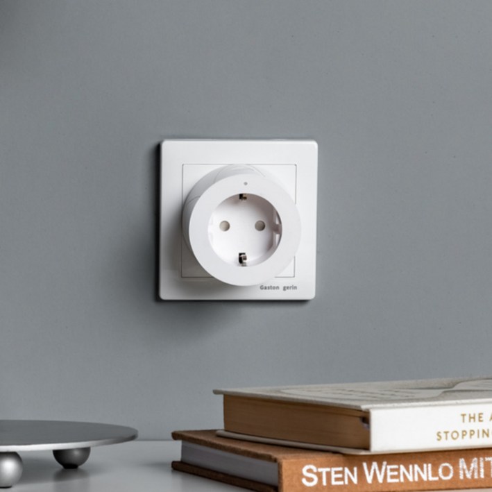 [아카라코리아] 스마트 플러그, 1개, 화이트, 77.5mm