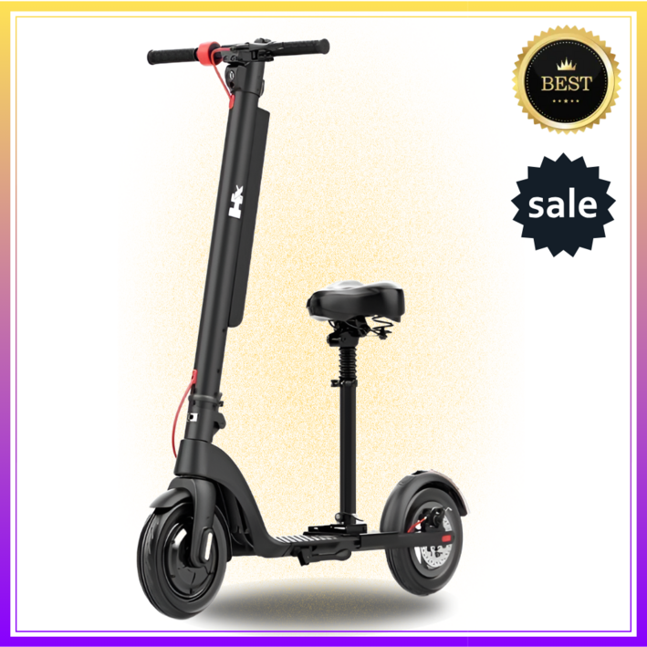 [스위치모빌리티] 접이식 전동킥보드 두발 전기 앉아서타는 킥보드, 1개, 블랙, 8세대 스탠다스+시트