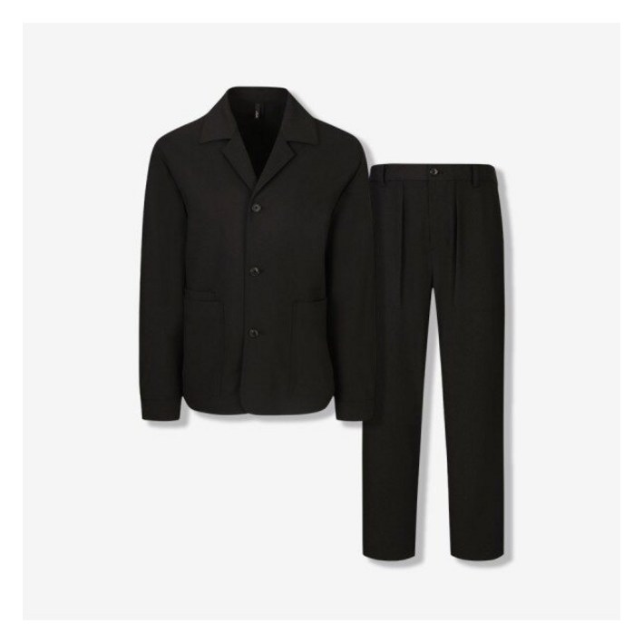 지이크 헤어라인 오버핏 셋업 세트 차콜 (PHEAH4017_PHFAH4217)