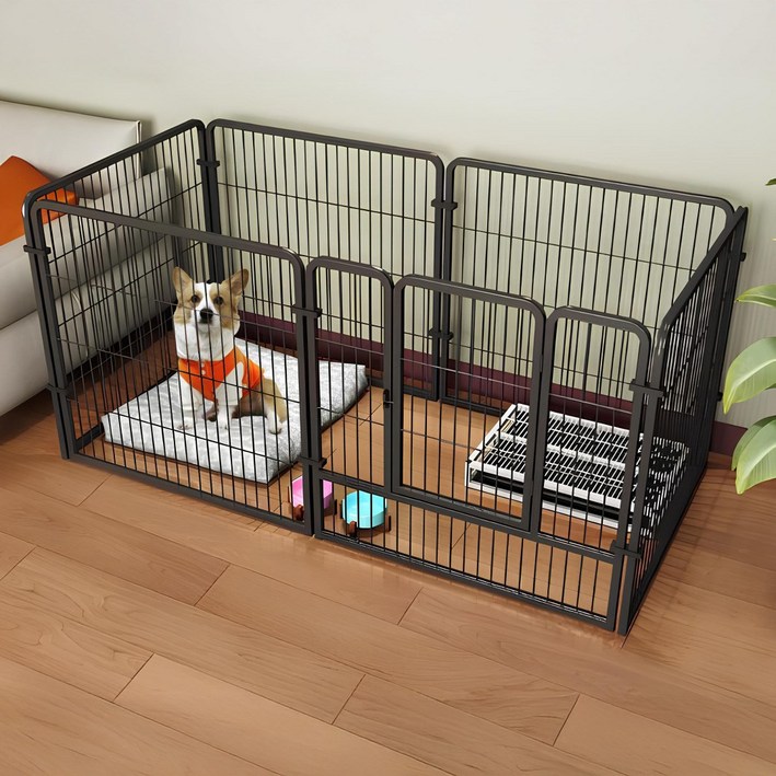 에버루나 메탈 강아지 울타리 펜스