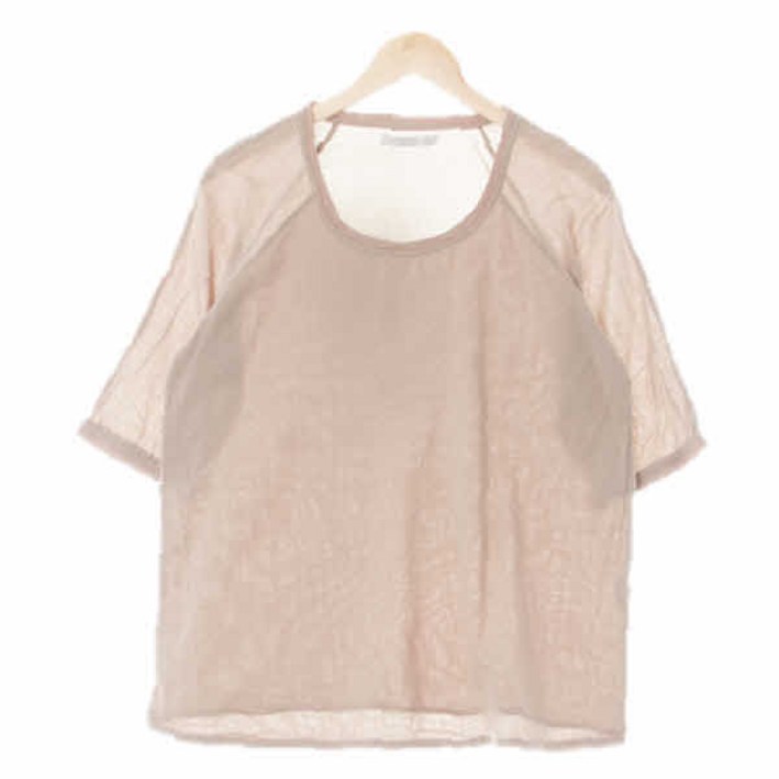 0811 COS클라우드그레이 면 유넥반소매루즈핏블라우스 [40]