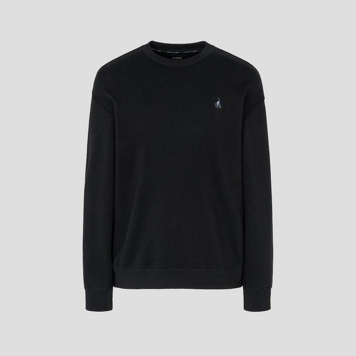 백화점 매장정품 빈폴 멘 맨투맨 스웨트 셔츠  블랙 BC6141E705 간절기 데일리 편한 커플룩