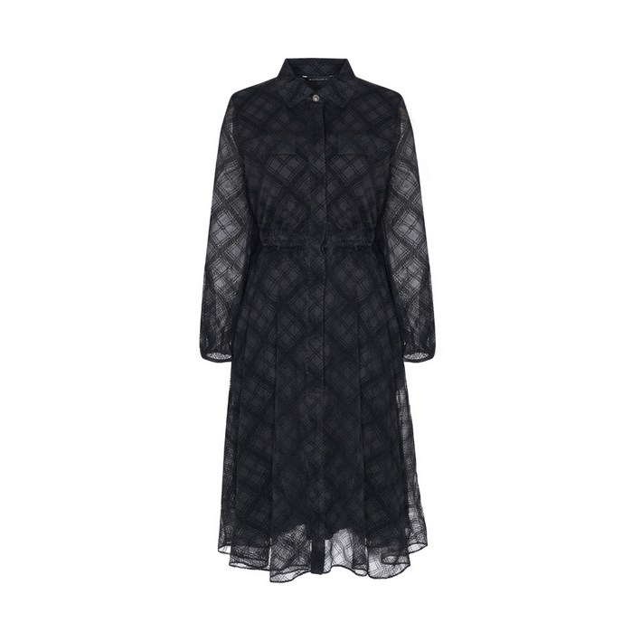 샤트렌 번아웃 밴딩 시그 원피스_HCDWOP101