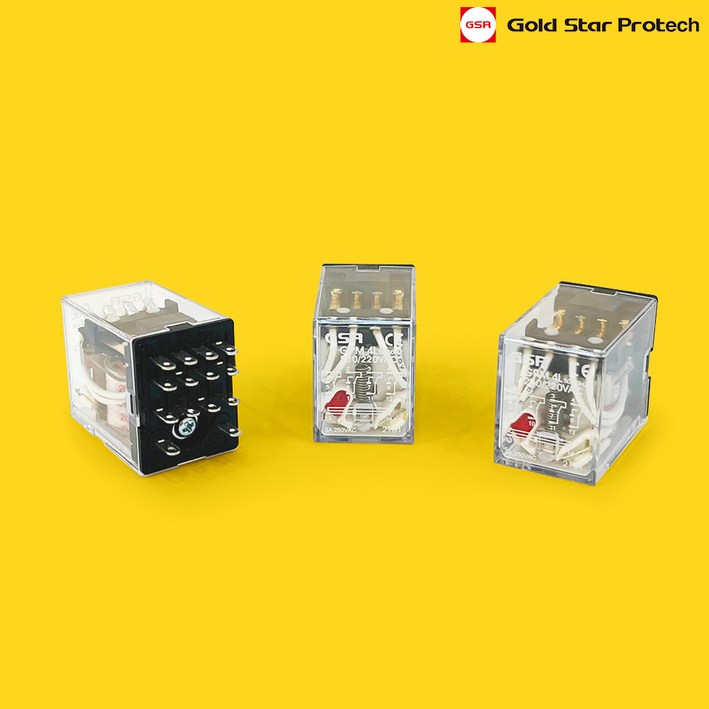 GSR 금성프로텍 GPM 4L (AC220V) 소형 파워 릴레이 4극 14핀 전기릴레이