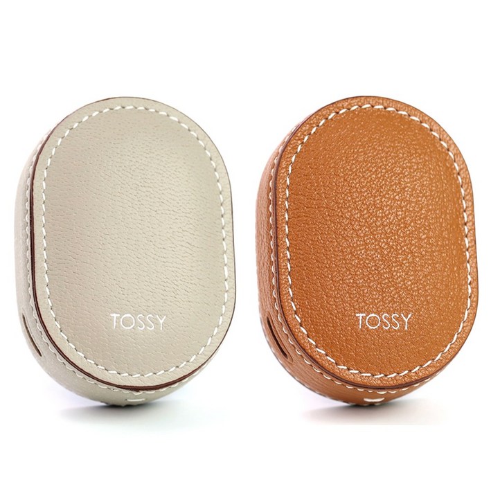 토씨(TOSSY) 크리스페 가죽 차량용 방향제 송풍구용, 그리스색상 x 우디향, 1개