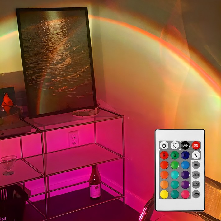 루아즈 16컬러 단스탠드 선셋 무드등