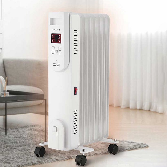 신일 리모컨형 이동식 과열방지 7핀 전기 라디에이터