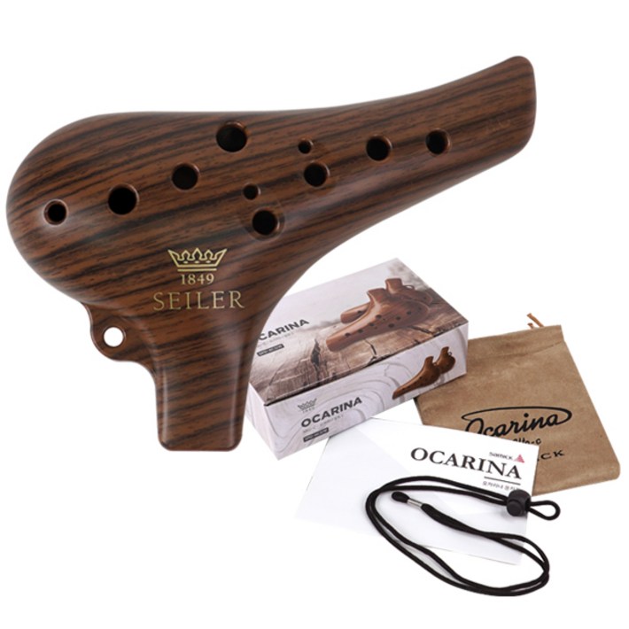 삼익악기 알토C 오카리나 SPOAC3  스트랩  파우치 세트