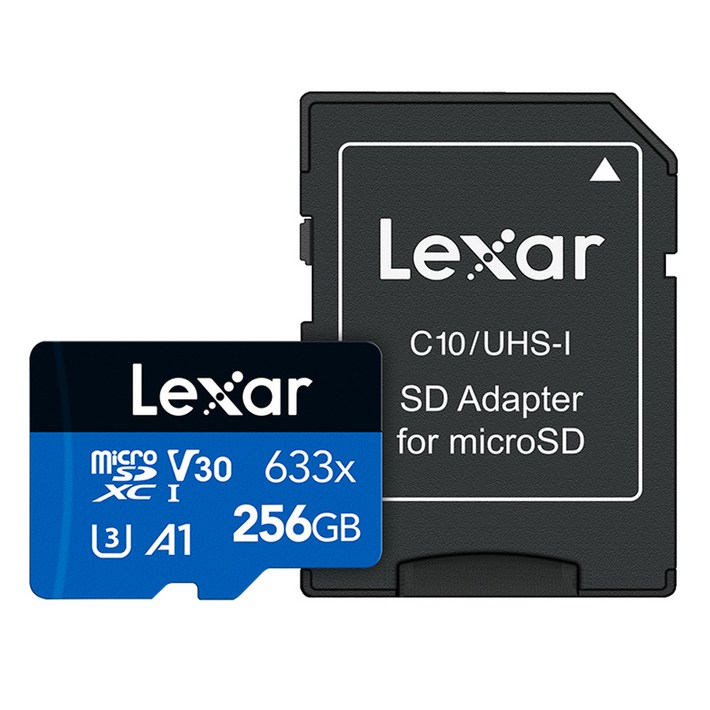 렉사 하이퍼포먼스 microSDXC 메모리카드 UHSI 633x 렉사 하이퍼포먼스 microSDXC 메모리카드 UHSI 633x