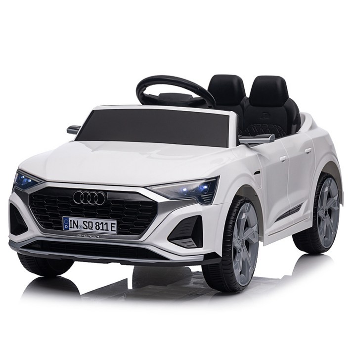 대호토이즈 유아용 아우디 SQ8 etron 전동차, 화이트, 1개 대호토이즈 유아용 아우디 SQ8 etron 전동차, 화이트, 1개