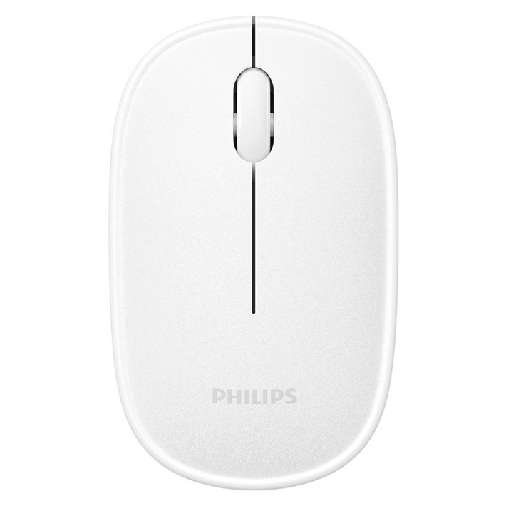 필립스 저소음 미니 무선 마우스 SPK7368, SPK7368, 화이트