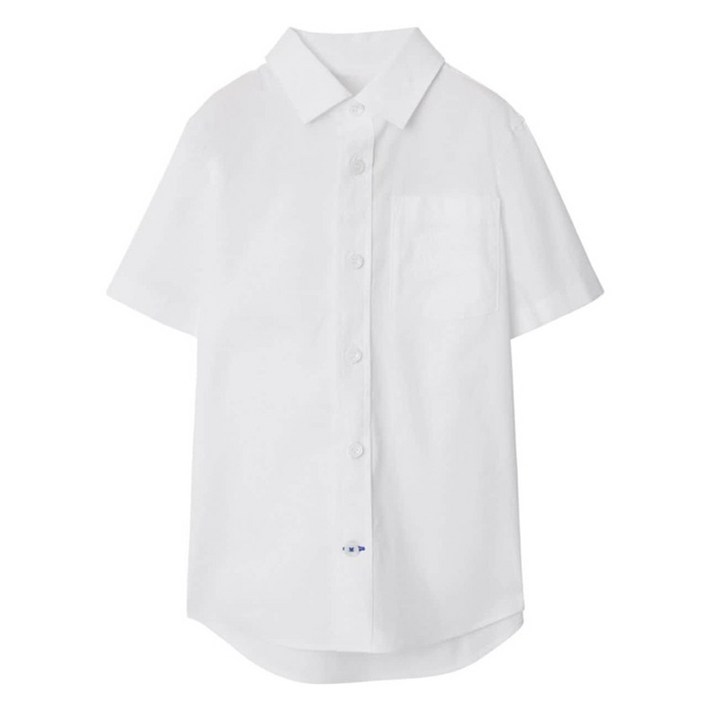 버버리 주니어 스트레치 코튼 셔츠 8092512