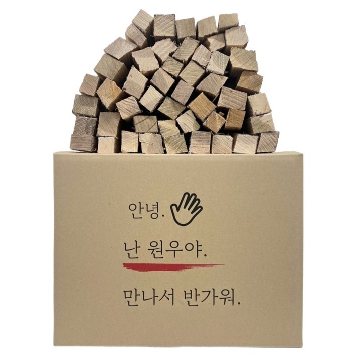 원우네장작 캠핑용 참나무 2망, 20kg, 1개 원우네장작 캠핑용 참나무 2망, 20kg, 1개