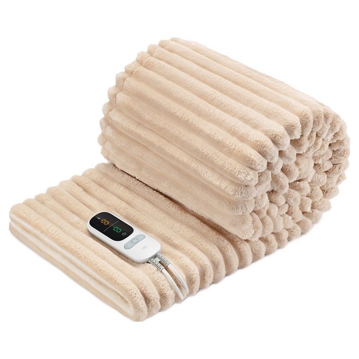 오아 포그밍L 온열 전기 담요 OEBK002BE, 베이지, 1800 x 1300 mm