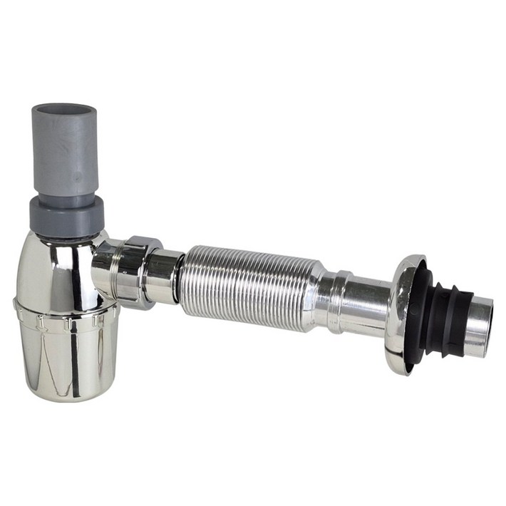 BK 세면대 벽배수용 고무 망치 트랩 샬럿79