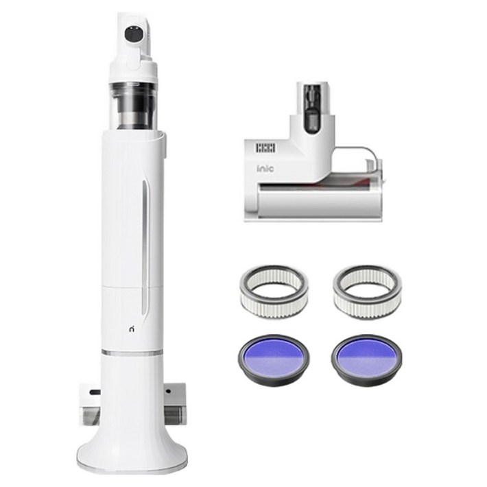 아이닉 무선청소기 i50 아이타워 + 헤드브러시 + 침구 브러시 + 필터 2p 세트 i50 itower