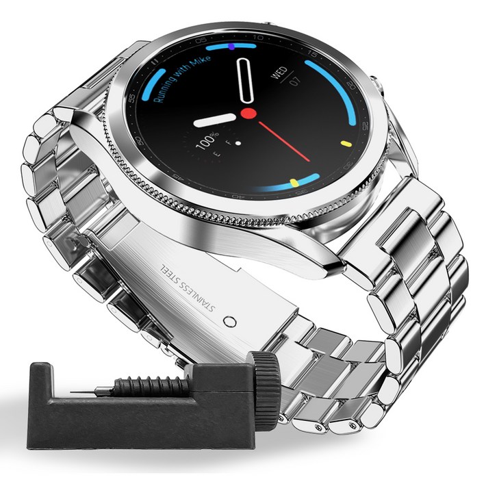 구스페리 메탈 스틸 밴드 스트랩 20mm