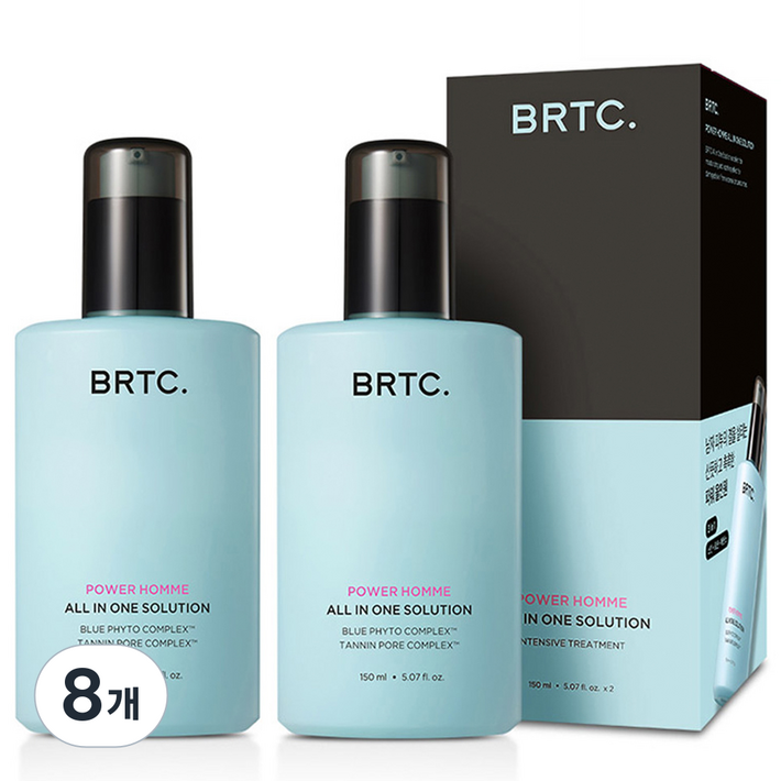 비알티씨 파워 옴므 솔루션 올인원, 150ml, 8개