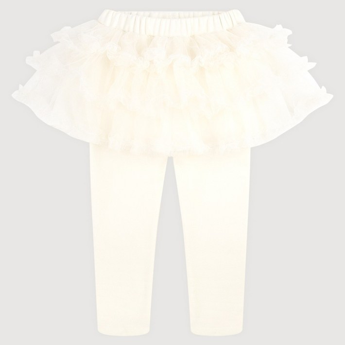 헤이미니 로즈샤프릴캉캉 인조밍크 기모 스커트 레깅스